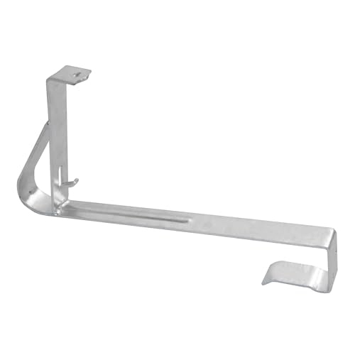 Decket Schneefangstütze für Dach, Schneefanghalter 155 mm Typ D, Halterung mit Korrosionsbeständiger & Feuerverzinkter Bauweise, Stütze zur Befestigung von Schneefanggittern auf Dächern, Feuerverzinkt Decket Schneefangstütze für Dach, Schneefanghalter 155 mm Typ D, Halterung mit Korrosionsbeständiger & Feuerverzinkter Bauweise, Stütze zur Befestigung von Schneefanggittern auf Dächern, Feuerverzinkt von DECKET