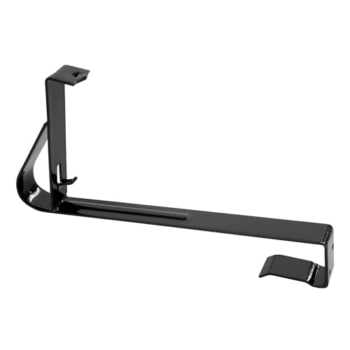 Decket Schneefangstütze für Dach, Schneefanghalter 155 mm Typ D, Halterung mit Korrosionsbeständiger & Feuerverzinkter Bauweise, Stütze zur Befestigung von Schneefanggittern auf Dächern, Schwarz Decket Schneefangstütze für Dach, Schneefanghalter 155 mm Typ D, Halterung mit Korrosionsbeständiger & Feuerverzinkter Bauweise, Stütze zur Befestigung von Schneefanggittern auf Dächern, Schwarz von DECKET