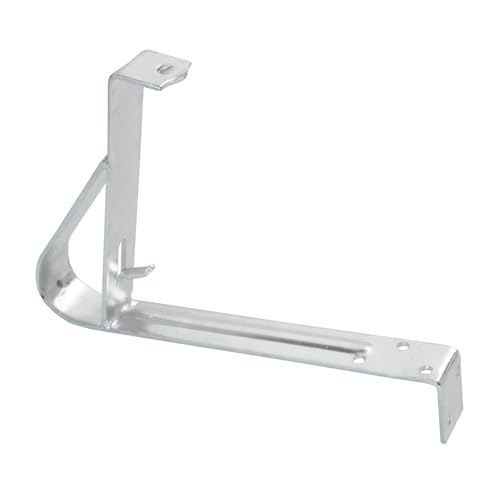 Decket Schneefangstütze für Dach, Schneefanghalter 155 mm Typ S, Halterung mit Korrosionsbeständiger & Feuerverzinkter Bauweise, Stütze zur Befestigung von Schneefanggittern auf Dächern, Feuerverzinkt Decket Schneefangstütze für Dach, Schneefanghalter 155 mm Typ S, Halterung mit Korrosionsbeständiger & Feuerverzinkter Bauweise, Stütze zur Befestigung von Schneefanggittern auf Dächern, Feuerverzinkt von DECKET