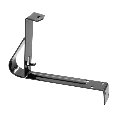 Decket Schneefangstütze für Dach, Schneefanghalter 155 mm Typ S, Halterung mit Korrosionsbeständiger & Feuerverzinkter Bauweise, Stütze zur Befestigung von Schneefanggittern auf Dächern, Schwarz Decket Schneefangstütze für Dach, Schneefanghalter 155 mm Typ S, Halterung mit Korrosionsbeständiger & Feuerverzinkter Bauweise, Stütze zur Befestigung von Schneefanggittern auf Dächern, Schwarz von DECKET