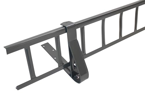 Decket Schneegitter 1,5 m x 155 mm Typ U, Schneeschutz für Flachdach, Komplettes Set mit 1x 1,5 m Schneefanggitter, 3x Schneefanggitterstützen & 2x Verbindern, Schneefangsystem aus Stahl, Grafit von DECKET