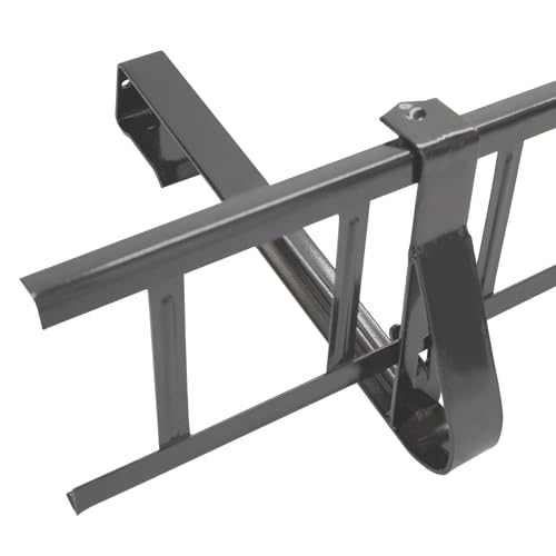 Decket Schneegitter 3,0 m x 155 mm Typ D, Schneeschutz für Dach, Komplettes Set mit 2x 1,5 m Schneefanggittern, 4x Schneefanggitterstützen & 4x Verbindern, Schneefangsystem aus Stahl, Grafit von DECKET