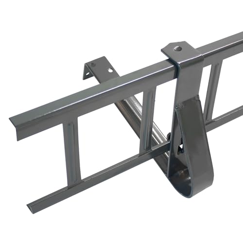 Decket Schneegitter 3,0 m x 155 mm Typ S, Schneeschutz für Dach, Komplettes Set mit 2x1,5 m Schneefanggittern, 6x Schneefanggitterstützen & 4x Verbindern, Schneefangsystem aus Stahl, Grafit von DECKET