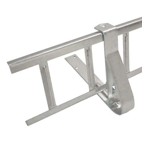 Decket Schneegitter 3,0 m x 155 mm Typ U, Schneeschutz für Dach, Komplettes Set mit 2x1,5 m Schneefanggittern, 4x Schneefanggitterstützen & 4x Verbindern, Schneefangsystem aus Stahl, Feuerverzinkt Decket Schneegitter 3,0 m x 155 mm Typ U, Schneeschutz für Dach, Komplettes Set mit 2x1,5 m Schneefanggittern, 4x Schneefanggitterstützen & 4x Verbindern, Schneefangsystem aus Stahl, Feuerverzinkt von DECKET