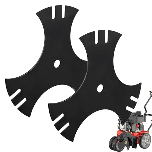 DECKMAN (9" x 5/8") 781-0748-0637 781-0748 Tri-Star Trencher Ersatzklinge, kompatibel mit MTD 781-0748 981-0748 40-009 490-105-M017 für Troy-Bett Tilt B554 TEB515 (2er-Pack) von DECKMAN