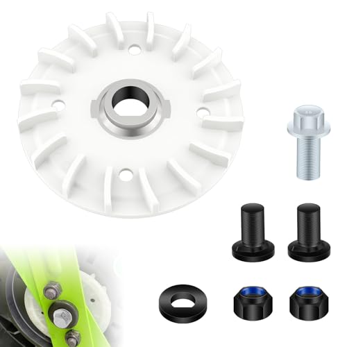 DECKMAN Ersatz-Set für Rasenmähermesser (Teil Lüfter/Schrauben/Muttern und Unterlegscheibe) für EGO Power+ LM2130SP LM2150SP LM2160SP 53,3 cm Rasenmäherklinge Reparaturzubehör von DECKMAN