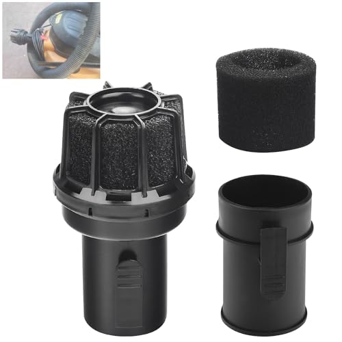 DECKMAN WS25025A VT2525 Nass-/Trockensauger, Diffusor, 5,4 cm Diffusor, Ladensaugeraufsatz für die meisten Ladensauger – reduziert geblasenen Schmutz und Staub – Schwarz DECKMAN WS25025A VT2525 Nass-/Trockensauger, Diffusor, 5,4 cm Diffusor, Ladensaugeraufsatz für die meisten Ladensauger – reduziert geblasenen Schmutz und Staub – Schwarz von DECKMAN