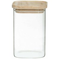 Set mit 4 Vorratsdosen aus Glas und Holz, stapelbarer, luftdichter Deckel atmosphera Set mit 4 Vorratsdosen aus Glas und Holz, stapelbarer, luftdichter Deckel atmosphera von DECKON
