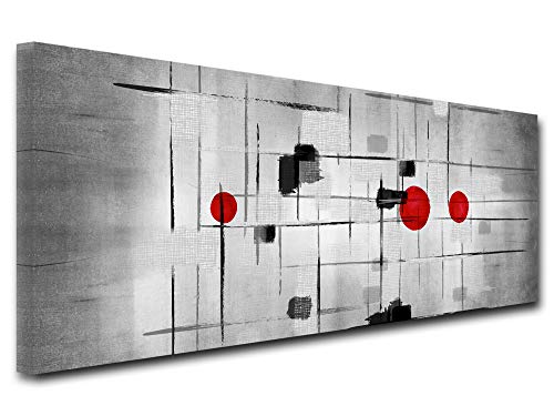 DECLINA Leinwandbild XXL Wanddeko Abstraktes Bild Wandmalerei Modern Panoramabild 80x30cm Schwarz Weiß DECLINA Leinwandbild XXL Wanddeko Abstraktes Bild Wandmalerei Modern Panoramabild 80x30cm Schwarz Weiß von DECLINA