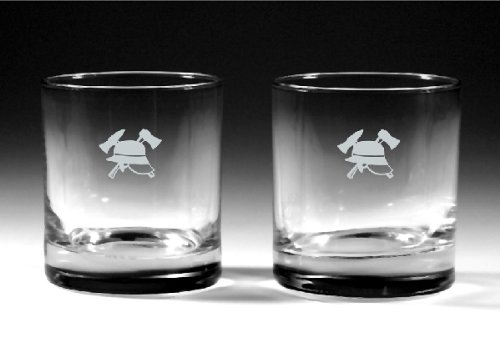 2er-Set Whiskeygläser Feuerwehr von DECO DIRECT