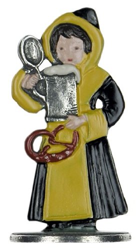 Zinnfigur Münchner Kindl mit Brezel zum Stellen von DECO DIRECT