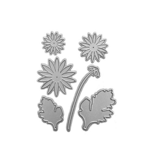 DECO La Little – Blumen und Blätter – Stanzschablone, Stahl von Deco 79