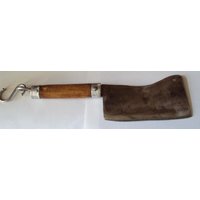 Altes Metzgerblech Aus Den 1950Er Jahren von DECOETCOLLECTION