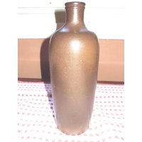 Wunderschöne Dunkelbraune Steingutflasche Aus Den 1900Er Jahren, Sie Ist Signiert Und Nummeriert von DECOETCOLLECTION