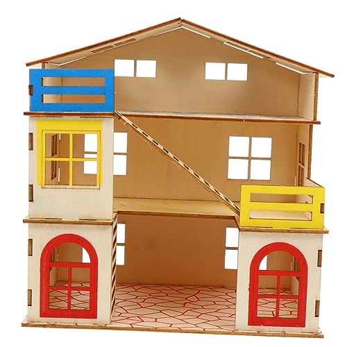 DECOMELODY 1 Satz Hamsterhaus für Kleine Haustiere Stöckiges Hamster Schloss mit Kletterleiter Gemütlicher Schlafplatz und Spielbereich für Zwerghamster und Rennmäuse Langlebig und DECOMELODY 1 Satz Hamsterhaus für Kleine Haustiere Stöckiges Hamster Schloss mit Kletterleiter Gemütlicher Schlafplatz und Spielbereich für Zwerghamster und Rennmäuse Langlebig und von DECOMELODY