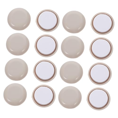 DECOMELODY 1 Satz Möbelbeinmatte Teppich Gleiter Für Möbel Ziehen Um Rechteckig Fußbodenschutzmatte Fußbodenmatte Klebermöbel Schieberegler Selbstklebende Möbelgleiter Vlies Beige Stück von DECOMELODY