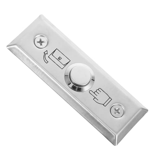 DECOMELODY 1 Satz Türklingel Wandplatte Push To Exit Taste für Zugangskontrollsysteme Wetterfest und Installieren für und Geschäfte DECOMELODY 1 Satz Türklingel Wandplatte Push To Exit Taste für Zugangskontrollsysteme Wetterfest und Installieren für und Geschäfte von DECOMELODY