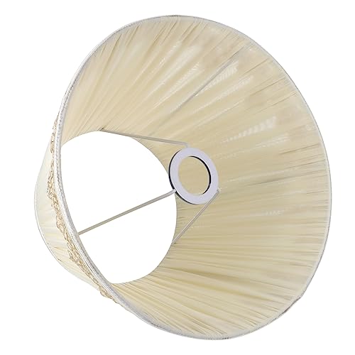 DECOMELODY 1 Stück Lace Lampenschirm Eleganter Stofflampenschirm für Tischlampen Geeignet für Schlafzimmer und Wohnzimmer Einfache Montage Warmes Licht für Gemütliches als von DECOMELODY