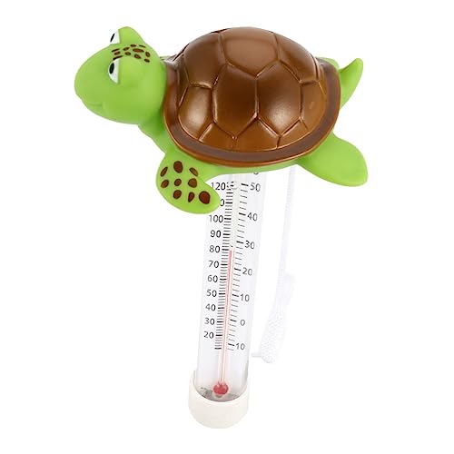DECOMELODY 1 Stück Niedliches Wassertemperatur Thermometer für Tierdesign Schwimmend Celsius Fahrenheit Anzeige für Pools und Badewannen von DECOMELODY