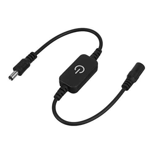 DECOMELODY 1 Stück Touch Light Touch Sensor Schalter für LED Streifen Dc Schwarz mit Stabiler und Flickerfreier Dimmung DECOMELODY 1 Stück Touch Light Touch Sensor Schalter für LED Streifen Dc Schwarz mit Stabiler und Flickerfreier Dimmung von DECOMELODY