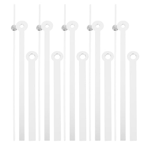 DECOMELODY 10 Sätze Decorative Uhrzeiger Teiliges Ersatzset Strapazierfähigem Kunststoff für DIY Uhren Kompatibel mit Verschiedenen Wanduhren Elegant und Leicht für Kreative Projekte DECOMELODY 10 Sätze Decorative Uhrzeiger Teiliges Ersatzset Strapazierfähigem Kunststoff für DIY Uhren Kompatibel mit Verschiedenen Wanduhren Elegant und Leicht für Kreative Projekte von DECOMELODY