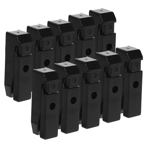 DECOMELODY 10 Sätze Unsichtbare Regalhalterungen aus Robustem Material Tragkraftstarke Blind Shelf Support Halter für Wandmontage Abgerundete Kanten Einfache Installation für Küche Büro von DECOMELODY