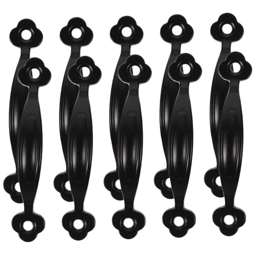DECOMELODY 10 Stück Einfache Möbelgriffe aus Legierung Rostbeständig Korrosionsfest Strapazierfähig Komfortabel für Schrank Kleiderschrank Vielseitig Einsetzbar von DECOMELODY