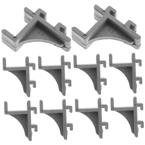 DECOMELODY 10 Stück Gefrierschrank Regalclips aus Robustem Kunststoff Stabiler Kühlschrank Einlegeboden Halter Einfach zu Montierende Kühlfach Stützklammern für Lebensmittel und Flaschen DECOMELODY 10 Stück Gefrierschrank Regalclips aus Robustem Kunststoff Stabiler Kühlschrank Einlegeboden Halter Einfach zu Montierende Kühlfach Stützklammern für Lebensmittel und Flaschen von DECOMELODY
