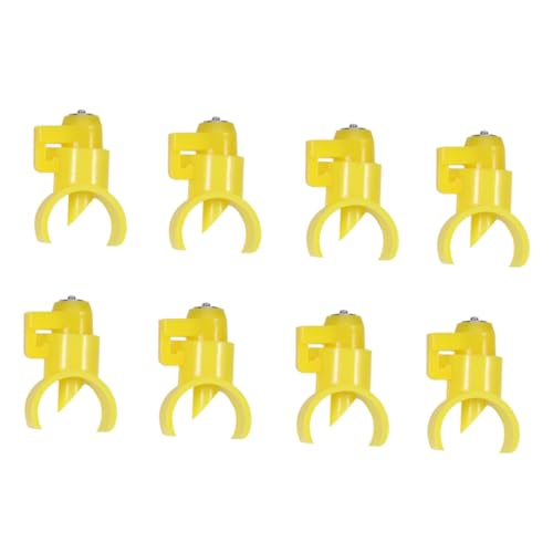 DECOMELODY 10 Stück Hühnertränke Trinknippel Für Geflügel Wassertrinker Für Geflügel Hühnerwassernippel Tränkebecher Für Kit Hühner Trinkwasser Wasserzufuhr Gelb von DECOMELODY