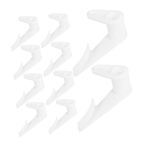 DECOMELODY 10 Stück Kunststoff Lampenschirm Befestigungsklammern für LED Deckenleuchten Kompatibel Langlebig Einfache Montage Lampenschirm Halter Clips von DECOMELODY