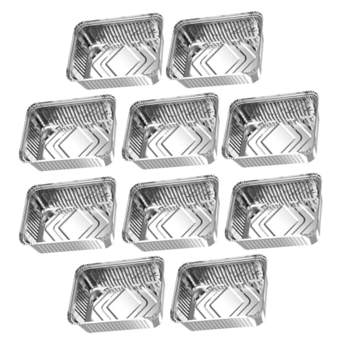 DECOMELODY 10 Stück Teiliges Aluminiumfolie Schalen Vielseitig Einsetzbar Fassungsvermögen für Grillpartys Bbq Kochen Backen Geeignet für Fleisch Fisch Käse und Reis DECOMELODY 10 Stück Teiliges Aluminiumfolie Schalen Vielseitig Einsetzbar Fassungsvermögen für Grillpartys Bbq Kochen Backen Geeignet für Fleisch Fisch Käse und Reis von DECOMELODY