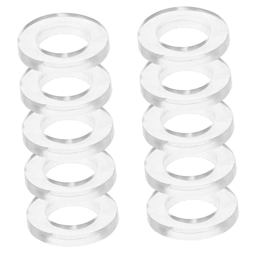 DECOMELODY 10 Stück Teiliges Dichtungsringe aus Gummi für Duschschlauch Langlebige Flachdichtung Installieren Transparent Ersatz für Duschschlauchanschlüsse Verhindert Leckagen DECOMELODY 10 Stück Teiliges Dichtungsringe aus Gummi für Duschschlauch Langlebige Flachdichtung Installieren Transparent Ersatz für Duschschlauchanschlüsse Verhindert Leckagen von DECOMELODY