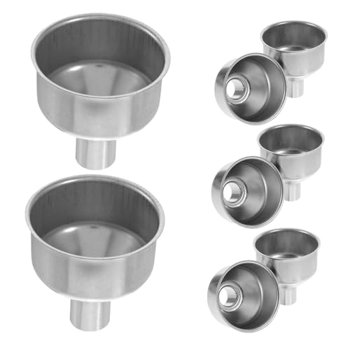 DECOMELODY 10 Stück Teiliges Edelstahl Mini Trichter Langlebig Rostfrei Großer Wiederverwendbar Vielseitig für Küche Öl Weinflaschen und Haushalt Geeignet Leicht zu Reinigen Robust und DECOMELODY 10 Stück Teiliges Edelstahl Mini Trichter Langlebig Rostfrei Großer Wiederverwendbar Vielseitig für Küche Öl Weinflaschen und Haushalt Geeignet Leicht zu Reinigen Robust und von DECOMELODY