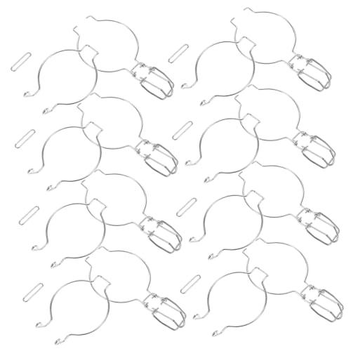 DECOMELODY 10 Stück Teiliges Edelstahl Sealing Can Buckles Metallverschluss Einmachgläser Glasbehälter Dichtungsclip Einfach zu Montieren Bedienen für Luftdichte Vorratsgläser von DECOMELODY