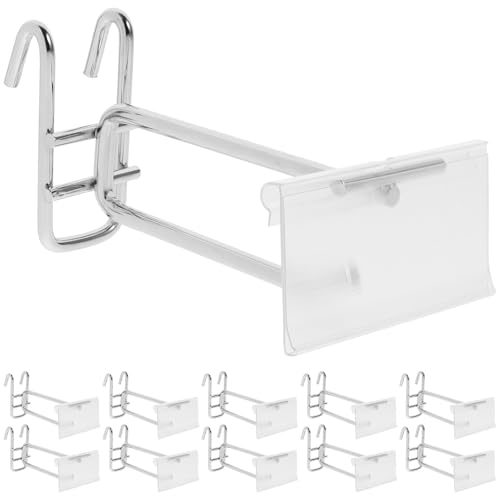 DECOMELODY 10 Stück Teiliges Metall pegboard haken mit Etikettenhalter Starke Doppel drahtkonstruktion Rostfrei Vielseitig Einsetzbar für Werkstatt Küche Laden und Büro Robuste DECOMELODY 10 Stück Teiliges Metall pegboard haken mit Etikettenhalter Starke Doppel drahtkonstruktion Rostfrei Vielseitig Einsetzbar für Werkstatt Küche Laden und Büro Robuste von DECOMELODY