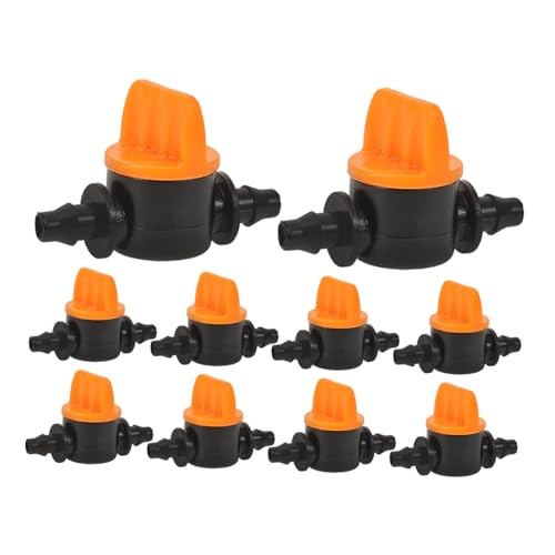 DECOMELODY 10 Stück Teiliges Mini Absperrventil Schlauch Armaturen Langlebige Wasserregulierung für Tropfbewässerung Aquarien und Gartenbewässerung Einfach zu Bedienen und Präzise von DECOMELODY
