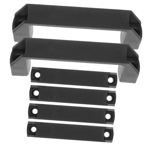 DECOMELODY 10 Stück Teiliges Nylon Möbelgriffe Quadratisch Kratzfest und Rostfrei Ergonomische Schrankgriffe mit Lochabstand für Küchen Kleiderschränke Modern und Widerstandsfähig von DECOMELODY