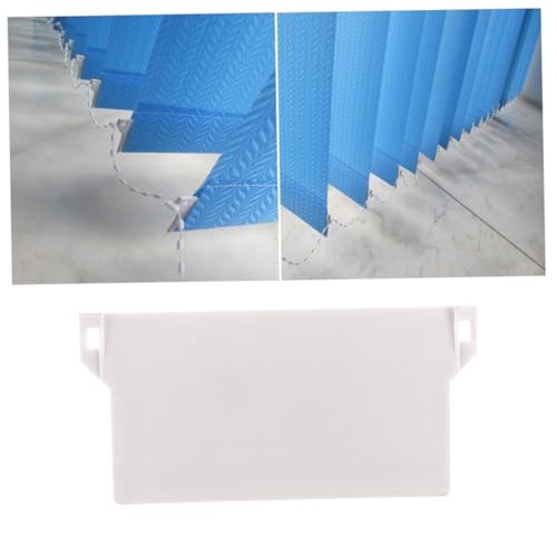 DECOMELODY 10 Stück Teiliges PVC Vertikaljalousien Bodenplatten Weiß Kunststoff Beschwerungsplatten für Einzelne Lamellen Rollos Fenster Zubehör DECOMELODY 10 Stück Teiliges PVC Vertikaljalousien Bodenplatten Weiß Kunststoff Beschwerungsplatten für Einzelne Lamellen Rollos Fenster Zubehör von DECOMELODY