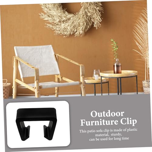 DECOMELODY 10 Stück Teiliges Rattan Möbelverbinder für Outdoor Sofa und Gartenstuhl Stabile Klemmen zur Sicheren Verbindung von Wicker Sitzgruppen Einfache Montage Passend für Stuhlbeine von DECOMELODY