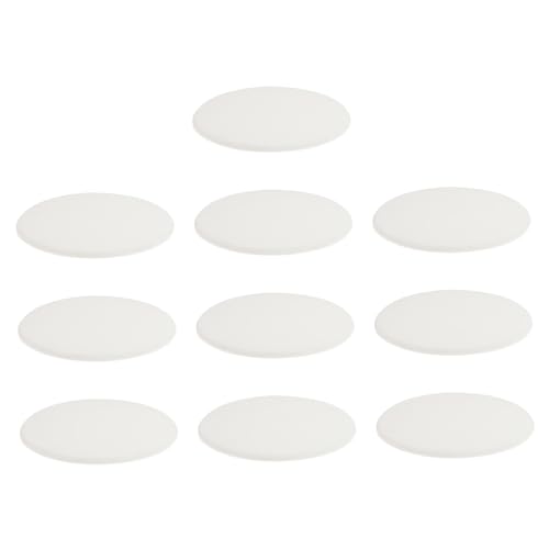 DECOMELODY 10 Stück Teiliges Silikon Türpuffer Selbstklebend Elastische Dämpfungspads für Schranktüren Möbel und Wände Geräuschreduzierung und Schutz vor Stößen Geeignet für Fliesen von DECOMELODY