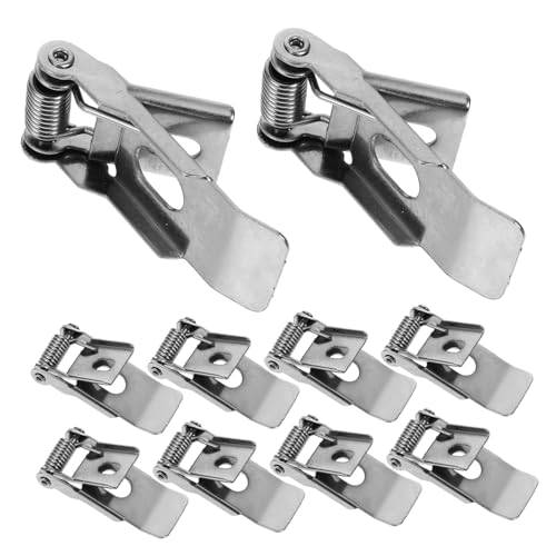 DECOMELODY 10 Stück Teiliges Starke Federclips aus Robustem Eisen für Einbauleuchten Einfache Montage Langlebige Halteklammern für Deckenlampen Dekorative und Stabile Befestigung für LED DECOMELODY 10 Stück Teiliges Starke Federclips aus Robustem Eisen für Einbauleuchten Einfache Montage Langlebige Halteklammern für Deckenlampen Dekorative und Stabile Befestigung für LED von DECOMELODY