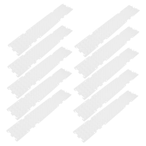DECOMELODY 10 Stück Teiliges Transparente Katzenschutzmatten mit Stacheln Wetterfest und Zuschneidbar Effektive Tierabwehr für Garten Hochbeet und Pflanzen vor Katzen Vögeln und Hunden von DECOMELODY