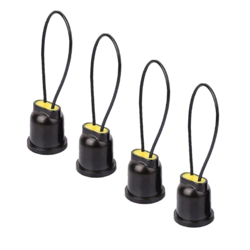 DECOMELODY 10 Stücke Regendicht Lampe Kopf Decke Licht Decke Lampe Birne Sockel Halter E27 Halter Schwarz von DECOMELODY