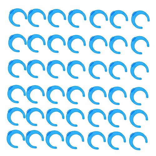 DECOMELODY 100 Stück Blau Verriegelung Schnellverbinder Clips für Wasserfilter Zubehör Passend für Umkehrosmose und Inline Filter von DECOMELODY