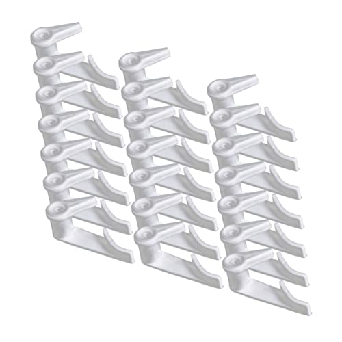 DECOMELODY 100 Stück Deckenlampen Clips Robuste Kunststoffhalter für LED Deckenleuchten Zubehör für Lampenschirme Installieren für Küchen Schlafzimmer und DECOMELODY 100 Stück Deckenlampen Clips Robuste Kunststoffhalter für LED Deckenleuchten Zubehör für Lampenschirme Installieren für Küchen Schlafzimmer und von DECOMELODY