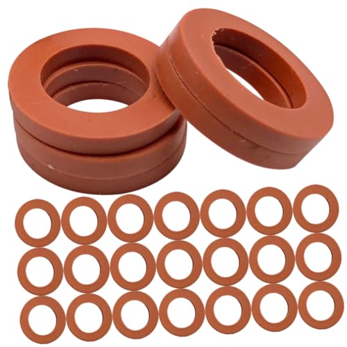 DECOMELODY 100 Stück Gartenschlauch Dichtungsringe aus Robustem Gummi Wasserdichte Unterlegscheiben für Gartenbewässerung Langlebige Flexible Schlauchdichtung für Sicheren Anschluss DECOMELODY 100 Stück Gartenschlauch Dichtungsringe aus Robustem Gummi Wasserdichte Unterlegscheiben für Gartenbewässerung Langlebige Flexible Schlauchdichtung für Sicheren Anschluss von DECOMELODY