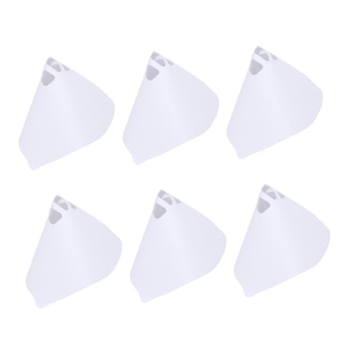 DECOMELODY 100 Stück Ölfarbe Filterpapier Mesh Filter Kegeltrichter Papierfilter Leichtes Reißfestes Filterpapier für Chemieanwendungen und Lackierarbeiten von DECOMELODY