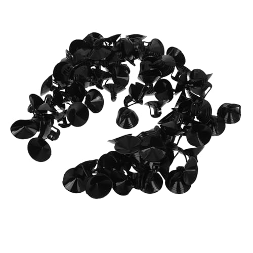 DECOMELODY 100 Stück Transparente Pvc saugnäpfe für Autofenster Starke Saugleistung Einfach zu Montieren Geeignet für Suv Glas Sonnenschutzhalter Wiederverwendbar Perfekter Halt für von DECOMELODY