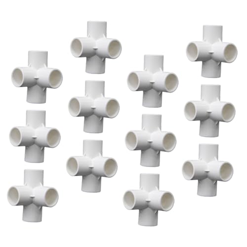 DECOMELODY 12 Stück PVC Fitting Wege Outlet Tee Winkelverbinder Steckverbinder für Möbel Gewächshaus Bewässerung DIY Regalsysteme Stabile Montage Einfache Installation DECOMELODY 12 Stück PVC Fitting Wege Outlet Tee Winkelverbinder Steckverbinder für Möbel Gewächshaus Bewässerung DIY Regalsysteme Stabile Montage Einfache Installation von DECOMELODY