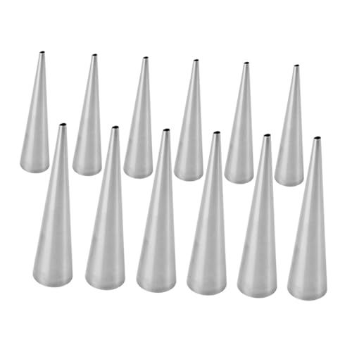 DECOMELODY 12 Stück Teiliges Edelstahl Croissant Backform Geformte Cannoli Formen und Backröhren Antihaftbeschichtet Wiederverwendbar Leicht zu Reinigen für Gebäck und Partys DECOMELODY 12 Stück Teiliges Edelstahl Croissant Backform Geformte Cannoli Formen und Backröhren Antihaftbeschichtet Wiederverwendbar Leicht zu Reinigen für Gebäck und Partys von DECOMELODY